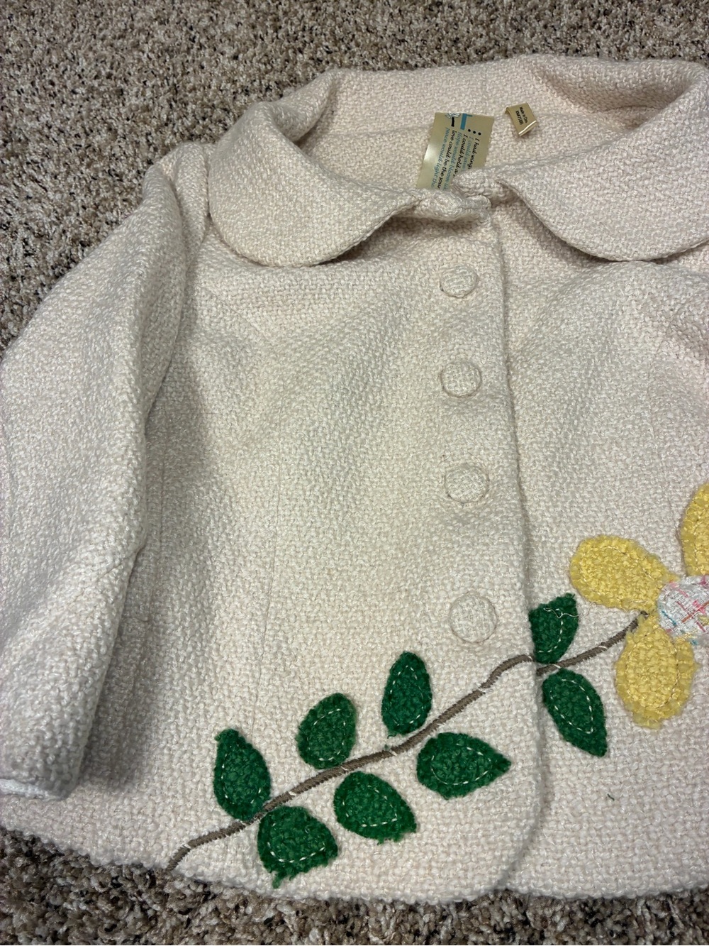 Anthropologie IF Floral Appliqué Jacket - Picture 5 of 14